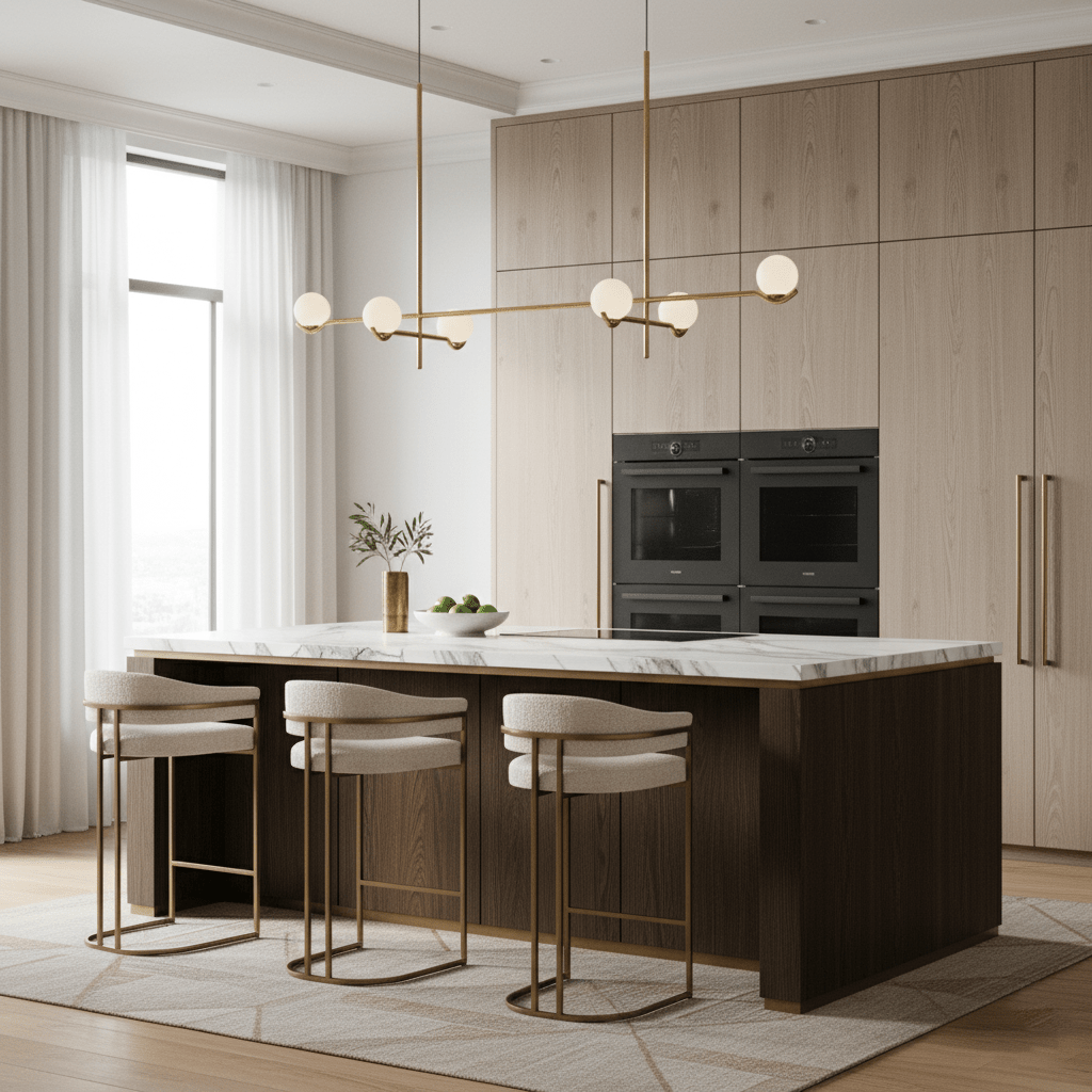 Halo Globe Pendant Light Branching Metal Frame with White Glass Globes