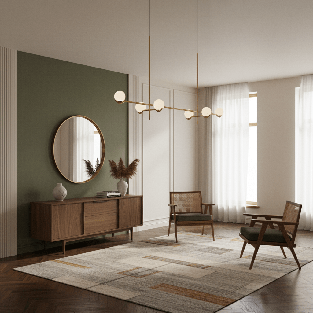 Halo Globe Pendant Light Branching Metal Frame with White Glass Globes