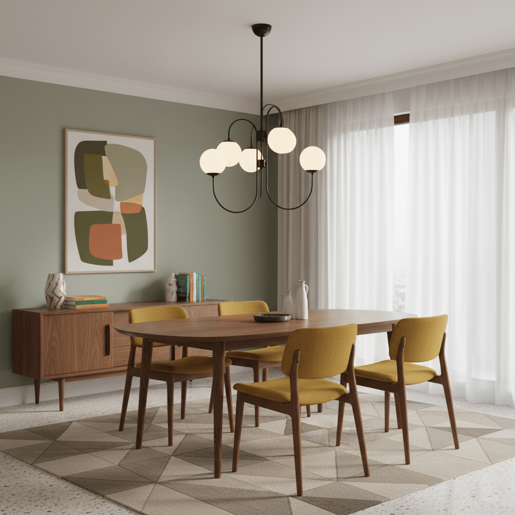 Halo Globe Chandelier with White Glass Globes and Branching Metal Frame